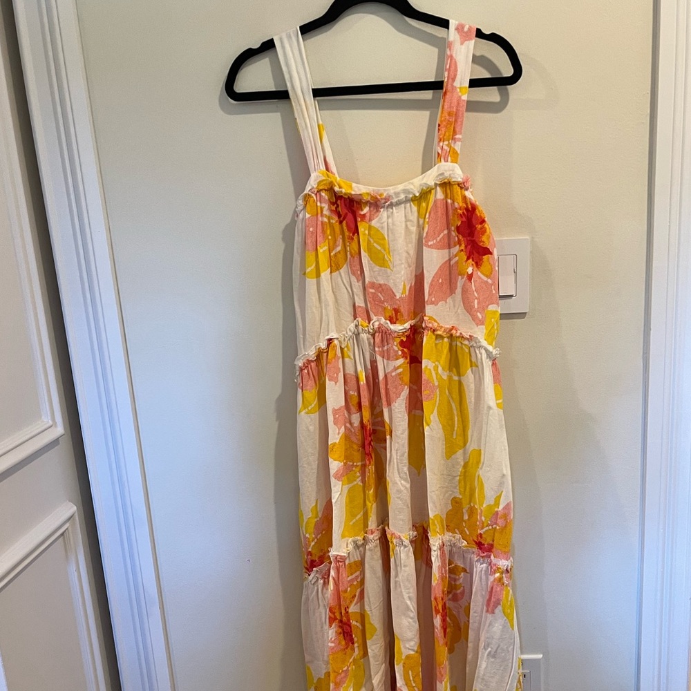 FREE PEOPLE floral maxi dress